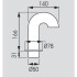 Plastimo CABLE GLAND ST.S 316 D.44XHT167MM