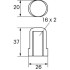 Plastimo WELLENAnode ZC 16MM GEWINDE DM