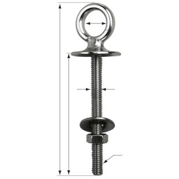 Plastimo AUGBOLZEN EDELSTAHL 10X50MM