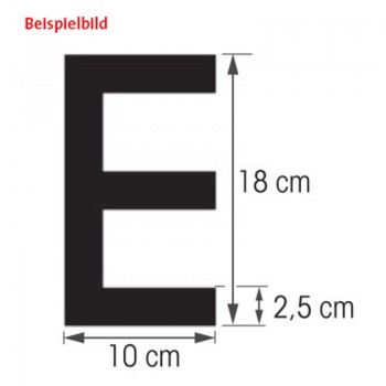 Plastimo Buchstabe H, 18 cm, weiß