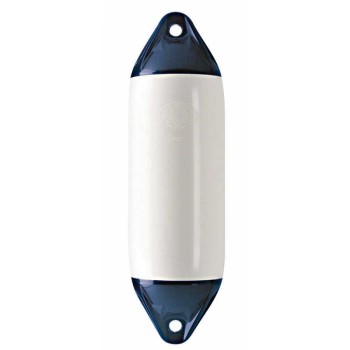 Plastimo Langfender F01 L, weiss/blau, 13x56cm