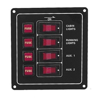 Plastimo SWITCH PANEL 6 CIRCUIT BREAKER