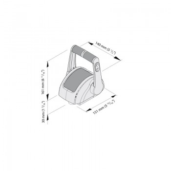 Vetus Bedienpult für 1 Motor, Hebel rechts