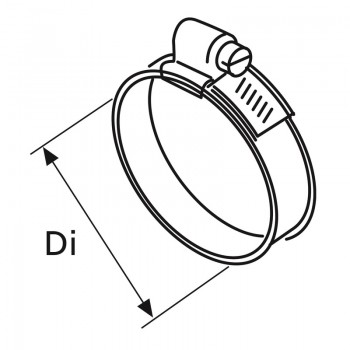 Webasto ET Schlauchschelle D98-120 Chromstahl