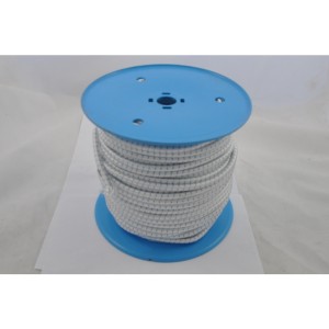 Plastimo D.08MM WHITE BUNGEE BLUE THREAD