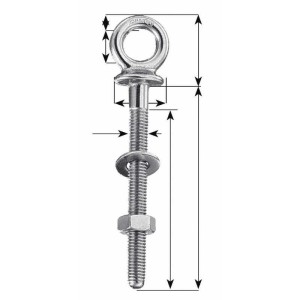 Plastimo EYE BOLT 10X100MM