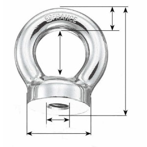 Plastimo EYE NUT 10X150MM H.36MM