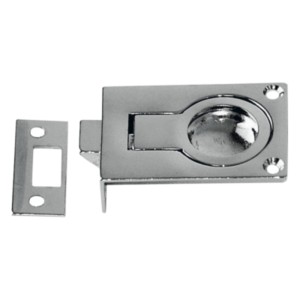 Plastimo FLUSH RING PULL & LATCH CHR.BR 58X40