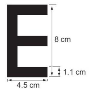 Plastimo LETTER WHITE H=8CM FOR SOFT HULL-G