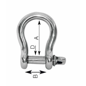 Plastimo ST. BOW SHACKLE D.6MM