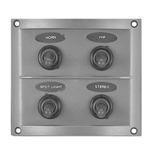 Plastimo SWITCH PANEL SPLASHPROOF 4 GANG