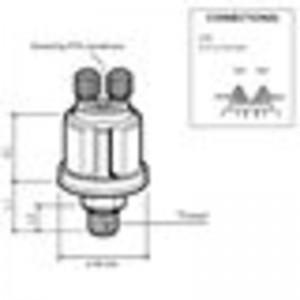 VDO DS Druckgeber 0-10 Bar - 1/8-27 NPTF