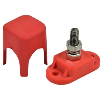 BEP isolierte Bolzen einzeln 1x6mm positiv rot