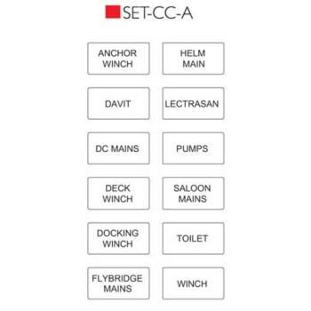 BEP Label Set For 800 Series Battery Managment