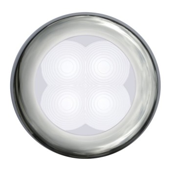 Hella LED RND SL WHT 12V SS RIM