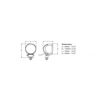 Hella Module 70 Gen 4 LED Flutlicht, nah, weiß