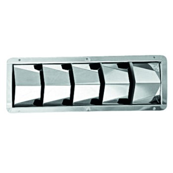 Plastimo LOUVER RECTANGULAR ST/STEEL 5 SHUTTERS