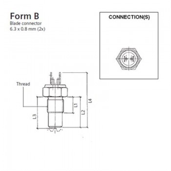 VDO Induktiv Drehzahl  Geschwindigkeit Sensor  M18