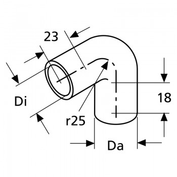 Webasto Formschlauch D18 90 Grad