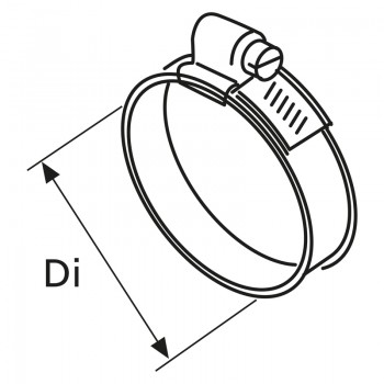 Webasto Schlauchschelle Di=40-60 (per Stueck)