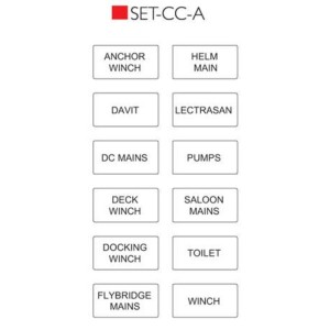 BEP Label Set For 800 Series Battery Managment