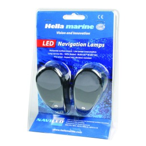 Hella Laterne LED Geh.schwarz / SET BB/STB