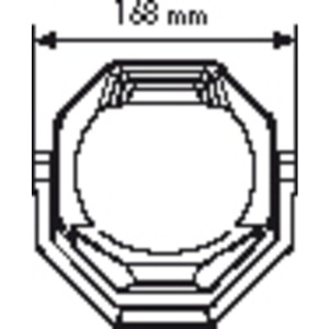 Plastimo CONTEST 130 SCHWARZ MIT HALTERUNG