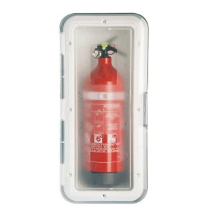 Plastimo NISCHE FEUERLOESCHER 1KG WEISS MIT TUER