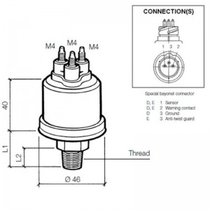 VDO Druckgeber 0-16 Bar - M18