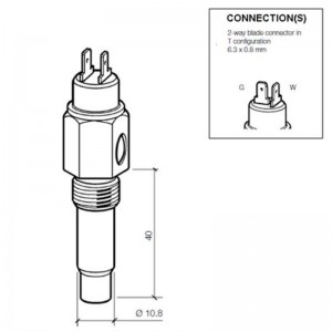 VDO Kühlmitteltemperatursensor 120°C - M14