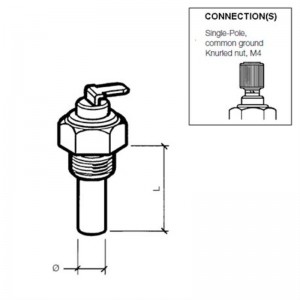 VDO Kühlmitteltemperatursensor 120°C - M16