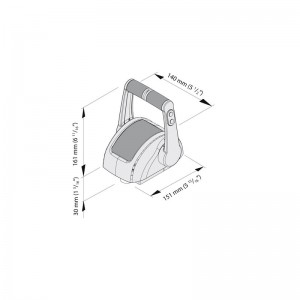 Vetus Bedienpult für 1 Motor, Hebel rechts