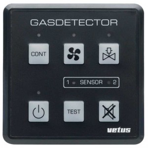 Vetus Gas-/Kohlenmonoxiddetect. 12/24V