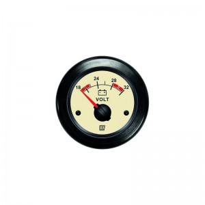 Vetus Voltmeter, creme, 24 Volt