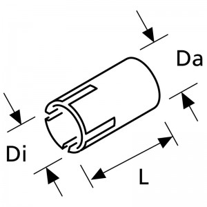 Webasto Abgasreduzierhuelse D22/24, L=40