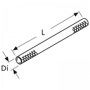 Webasto ET Flechtschutzschlauch 26-30mm, L=1500mm