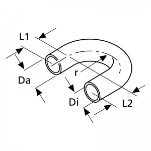 Webasto Formschlauch D18 180 Grad L=18