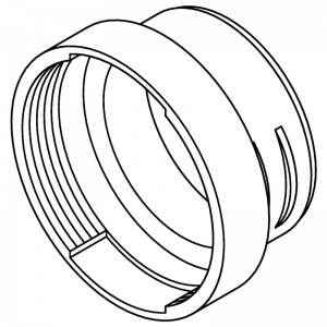 Webasto Reduzierstueck Adapter 90/60, Kunststoff,