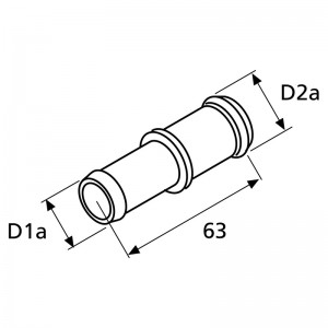 Webasto Verbindungsrohr 17/20 Kunststoff